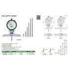 Analóg mérőórás mélységmérő 0-300/0.01 mm