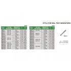 Rubin tapintó szögtapintó mérőórákhoz S2/27.4 mm