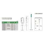 Furatmérőkhöz hosszabbító rúd, 35-160 mm tartományhoz, 13/475 mm