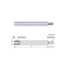 Hosszabbító rúd mérőóra tapintókhoz 4/40 mm