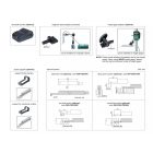 Felületi érdességmérő, elválasztható típus X~17.5 mm, Z~320um