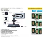 Digitális mérőmikroszkóp fókusz halmozással 15x~100x