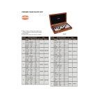 46 részes kerámia mérőhasáb készlet, ISO 3650/1, 1.001-100 mm