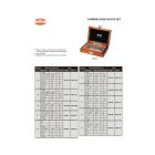 47 részes keményfém mérőhasáb készlet, ISO 3650/0, 1.005-100 mm