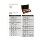 47 részes kerámia mérőhasáb készlet, ISO 3650/1, 1.005-100 mm