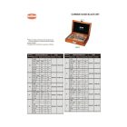 76 részes keményfém mérőhasáb készlet, ISO 3650/0, 0.5-100 mm