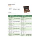 87 részes acél mérőhasáb készlet, ISO 3650/2, 0.5-100 mm