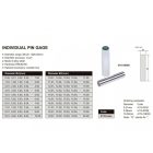 Egyedi acél mérőcsap, DIN 2276/1, 15.00 mm