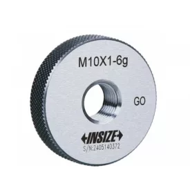  Megy oldali finommenetes gyűrűs menetidomszer, 6g, M6x0.5 mm