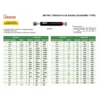Metrikus, kétoldalú dugós idomszer, 6H, M2x0.4 mm
