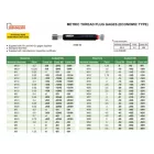 Metrikus, kétoldalú dugós idomszer, 6H, M3x0.5 mm