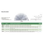 28 lemezes hézagmérő készlet 0.05-1.00/90 mm