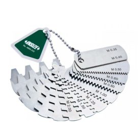   Fogaskerék fogprofil ellenőrző sablon készlet 20°, 5-12 mm