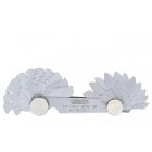 60°-os metrikus és 55°-os Whitworth menetsablon készlet 0.4-7.0 mm/4-62 TPI