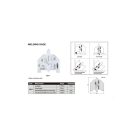 Hegesztés varratdudor mérő idomszer 0-20/1 mm