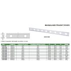 Magnálium élvonalzó 2000 mm