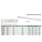 Magnálium élvonalzó 2500 mm