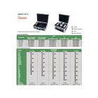 23 részes, E2 kalibráló súlykészlet, 1mg~200g