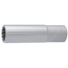 Dugókulcs, 1/2", hosszú típus, 12 szögű-10