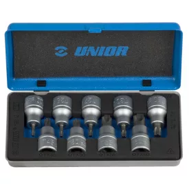   Torx (TX) csavarhúzófej-készlet, 1/2", fémdobozban-9