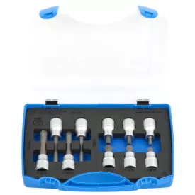   ZX (XZN) csavarhúzófej-készlet, 1/2", műanyag dobozban-10