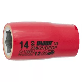 Szigetelt dugókulcs, 3/8", 6 szögű-10