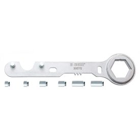 Variátor- és kuplungrögzítő szerszám csillagkulccsal