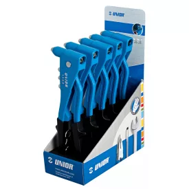 Karos szegecselők, termékkínáló tartóban