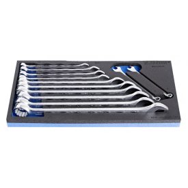 Csillagvilláskulcs-készlet, hosszú típus, SOS tálcában