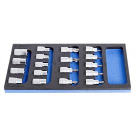   Torx (TX) csavarhúzófej-készlet, 1/4", SOS tálcában